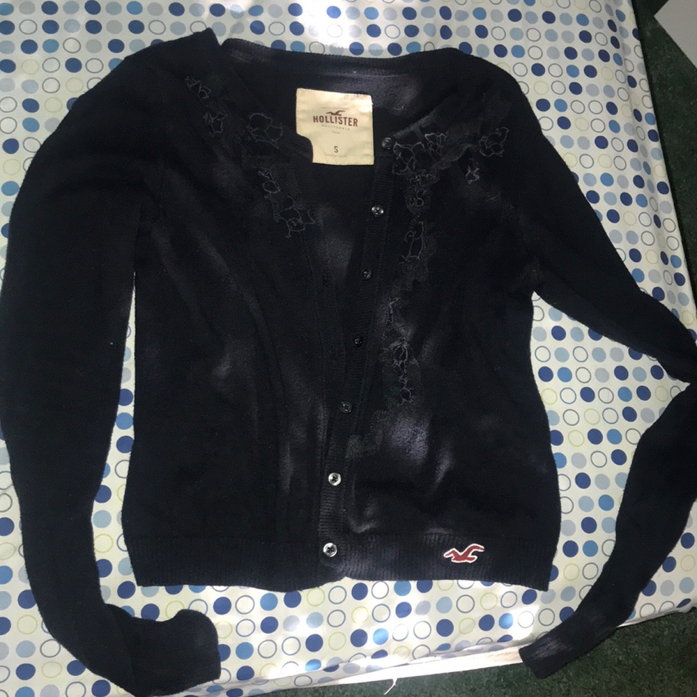 Hollister floral cardigan